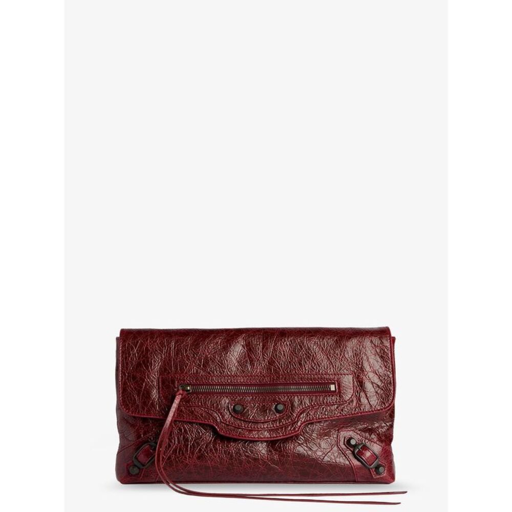 Balenciaga Women Le City Leather Clutch
